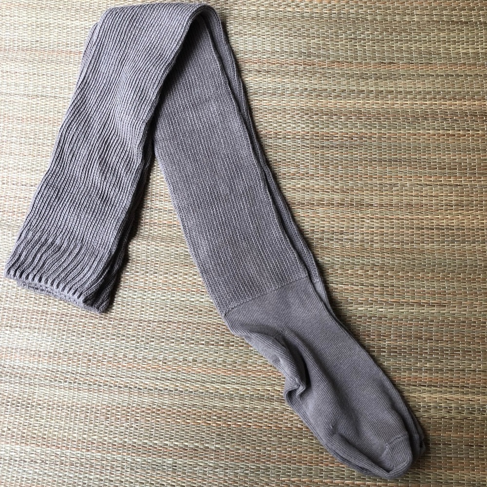 American Apparel Taupe Thigh High Socks